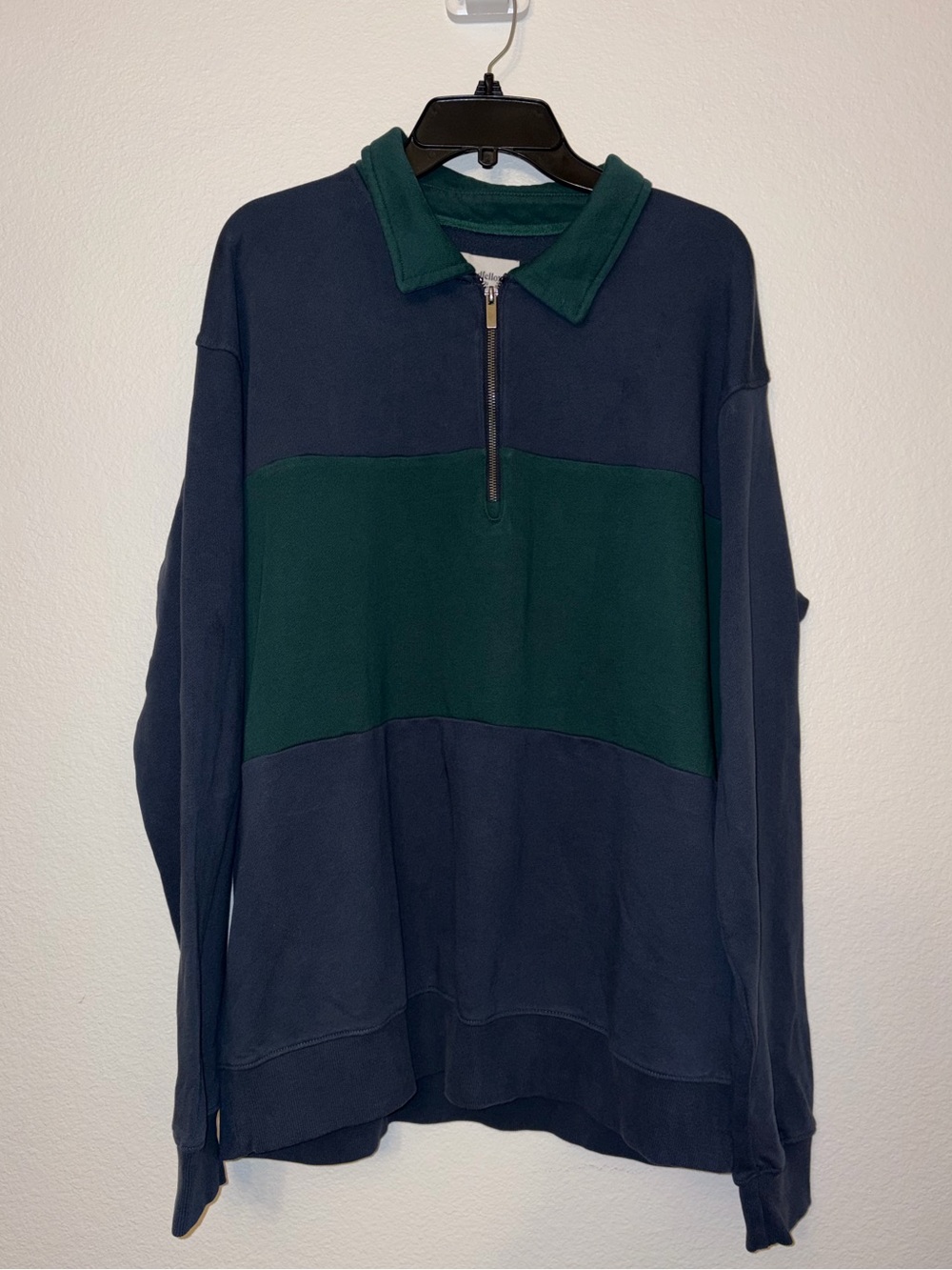 NWT Goodfellow & Co Vintage Collection Quarter Zip Pullover Sweatshirt XL